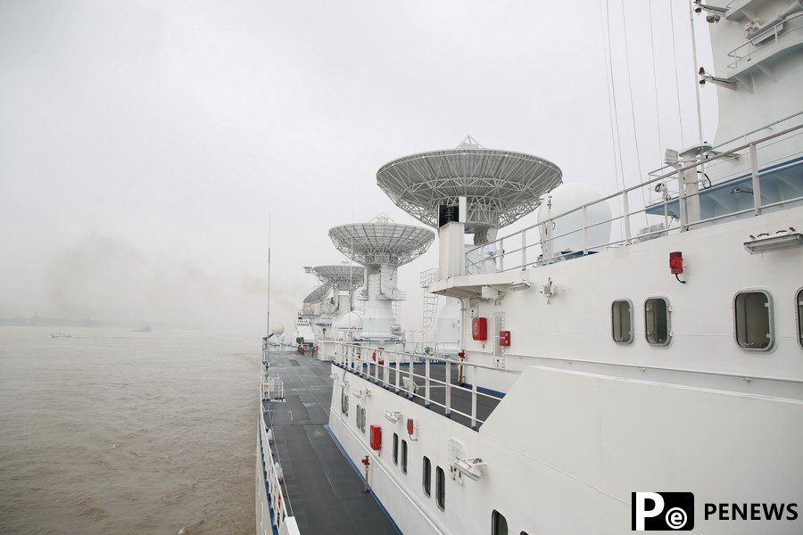 Chinese space-tracking ship back from satellite monitoring missions