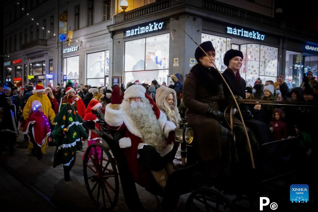 Christmas opening event held in central Helsinki