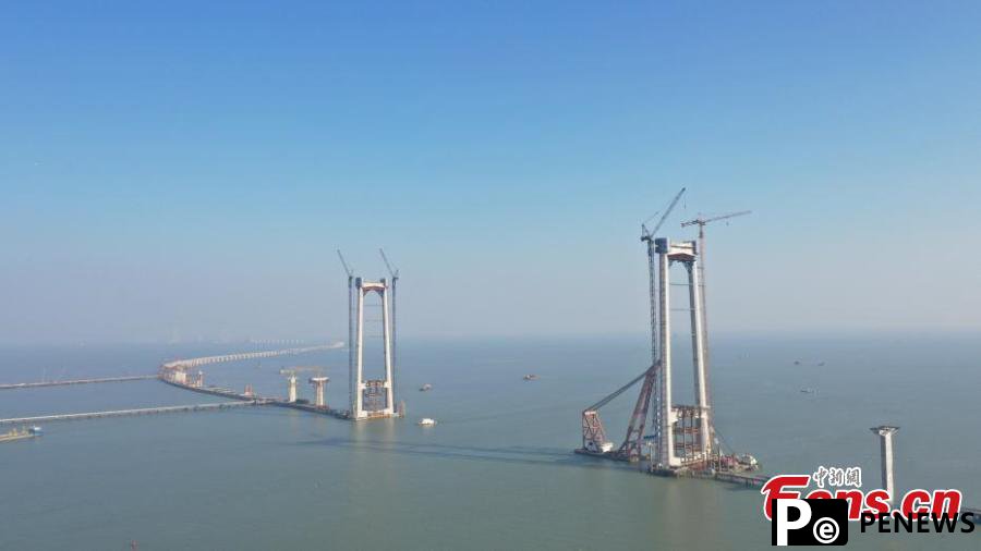 Construction of Shenzhen-Zhongshan bridge underway
