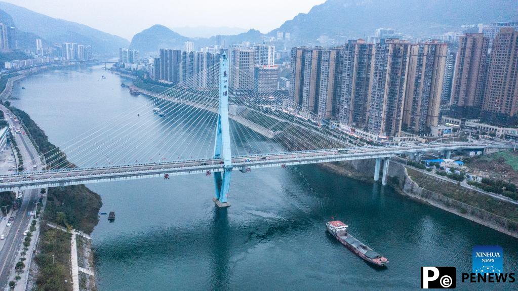 Wujiang River waterway in Guizhou resumes to traffic