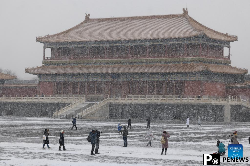 In pics: snow scenery of Beijing