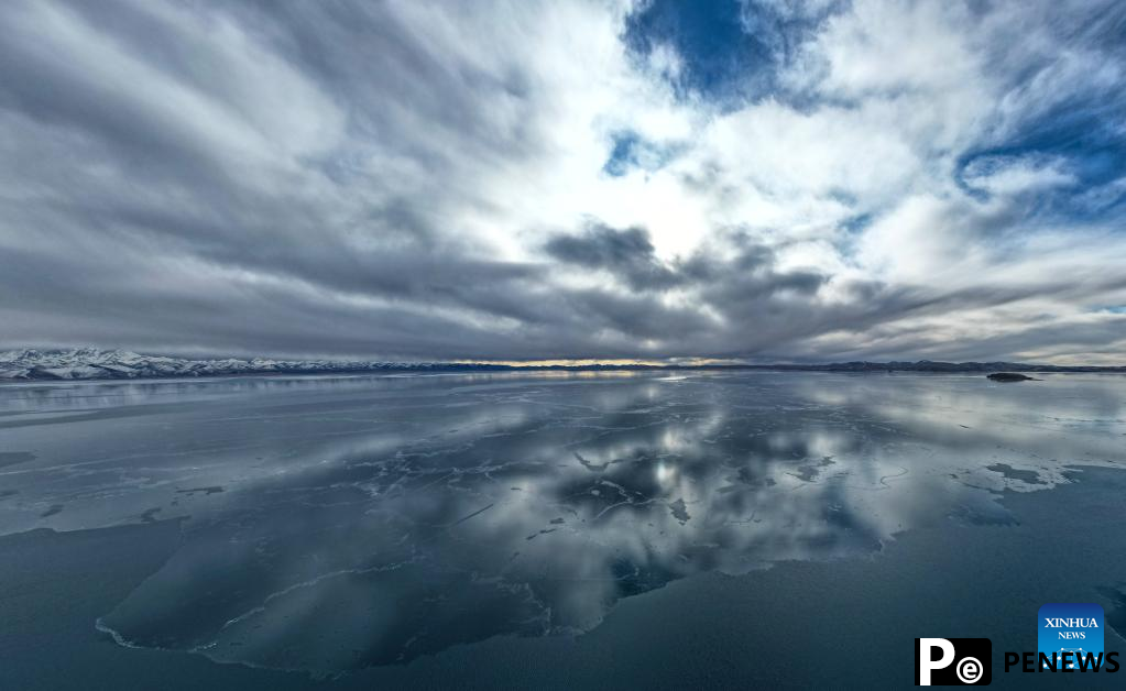 Scenery of Lake Namtso in China