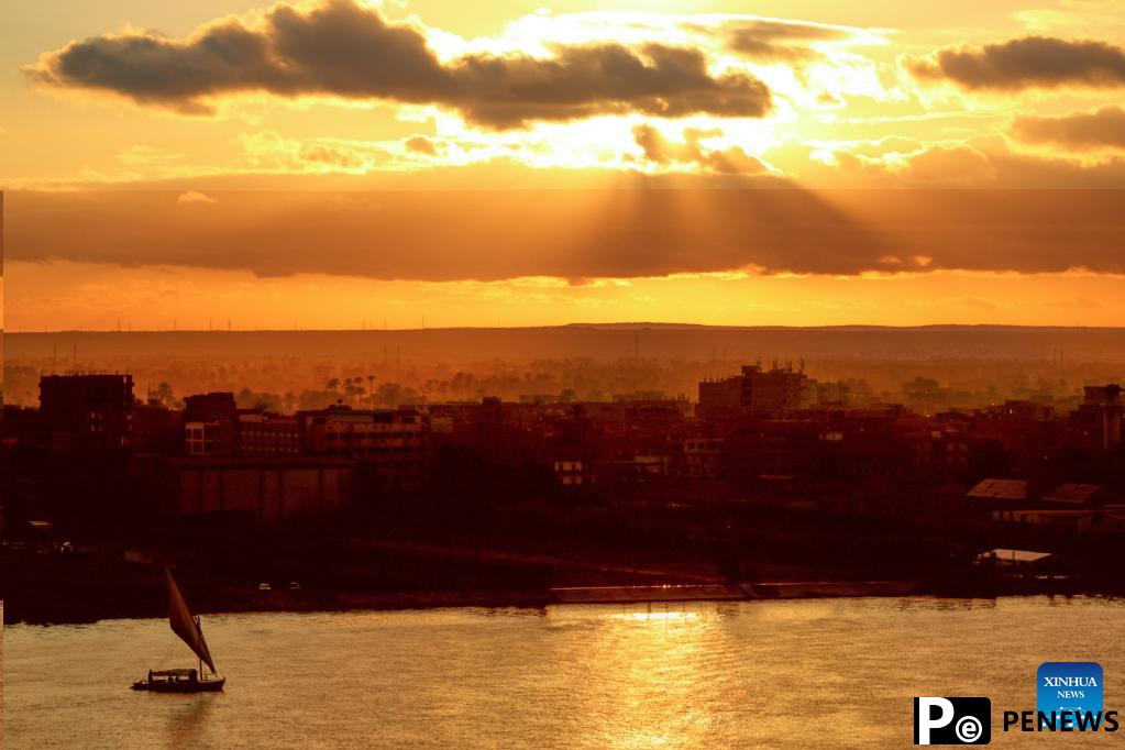 Sunset view in Cairo, Egypt