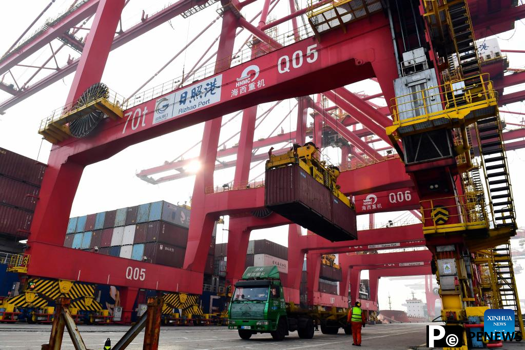 Rizhao Port in E China