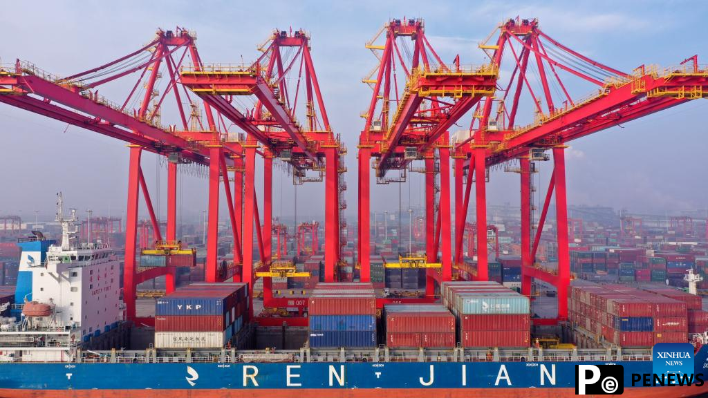 Rizhao Port in E China
