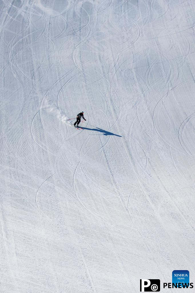 People ski at Alpensia ski resort in PyeongChang, South Korea