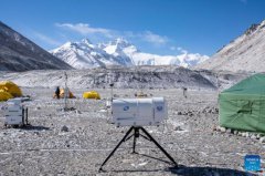 Meteorological support team launched in safeguards of Mt. Qomolangma expedition