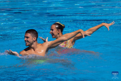 Highlights of 19th FINA World Championships Artistic Swimming Mixed Duet Technical Final