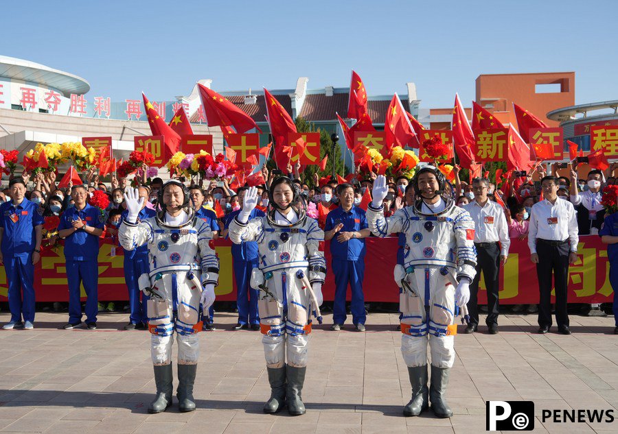 China launches crewed mission to complete space station construction