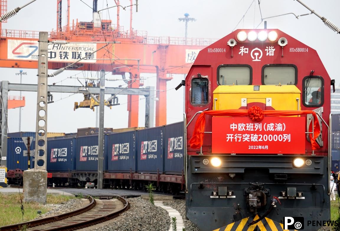 First China-Europe freight train makes 10,000 trips