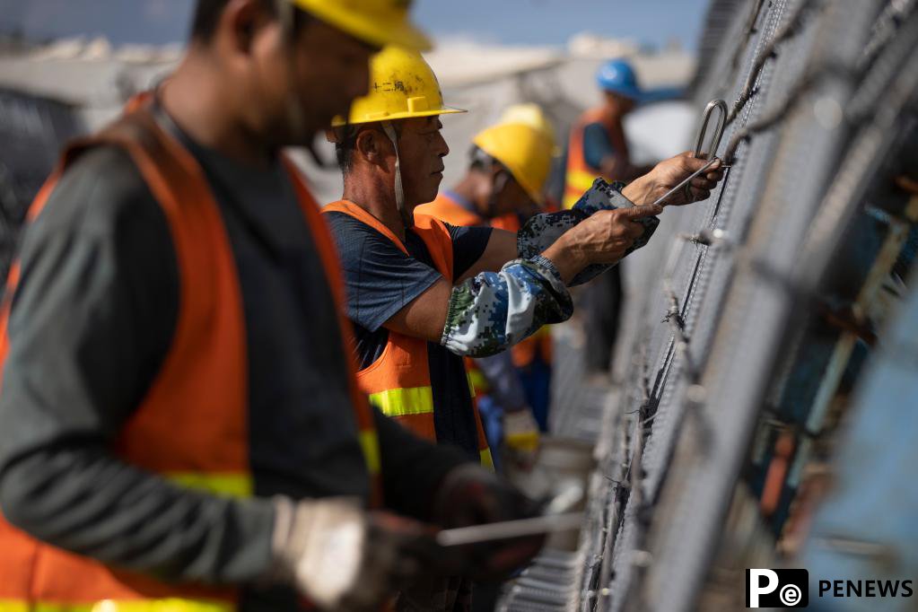 Harbin-Yichun high-speed railway under construction in NE China