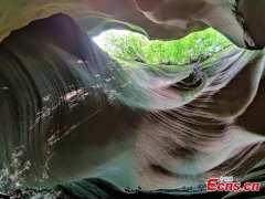 Natural scenery of Yucha Grand Canyon in Shaanxi