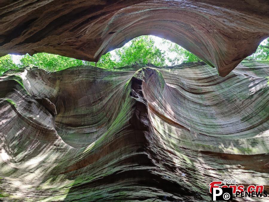 Natural scenery of Yucha Grand Canyon in Shaanxi