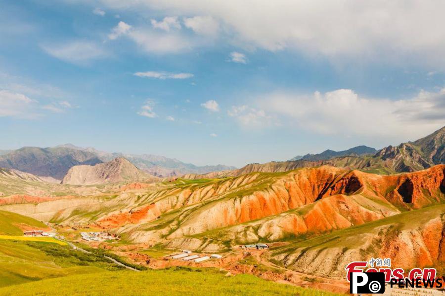Magnificent mountain scenery in Qinghai