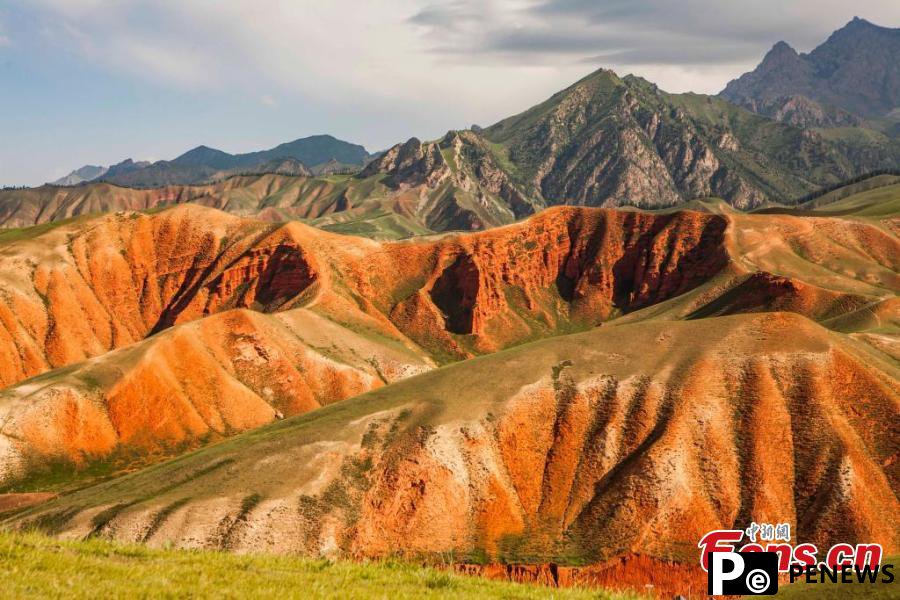 Magnificent mountain scenery in Qinghai