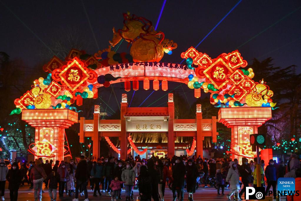 People enjoy Chinese Lunar New Year holiday across China