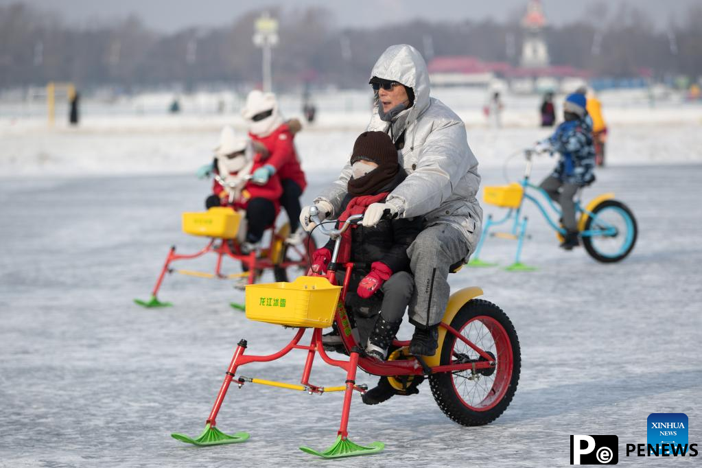 People enjoy Chinese Lunar New Year holiday across China