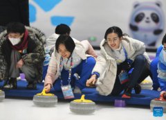 Activities held at Ice Cube to mark one-year anniversary of Beijing 2022 Winter Olympics