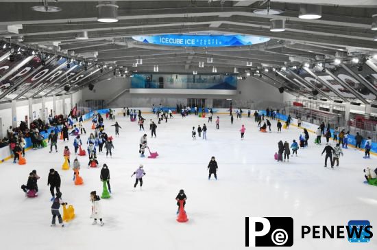 Activities held at Ice Cube to mark one-year anniversary of Beijing 2022 Winter Olympics