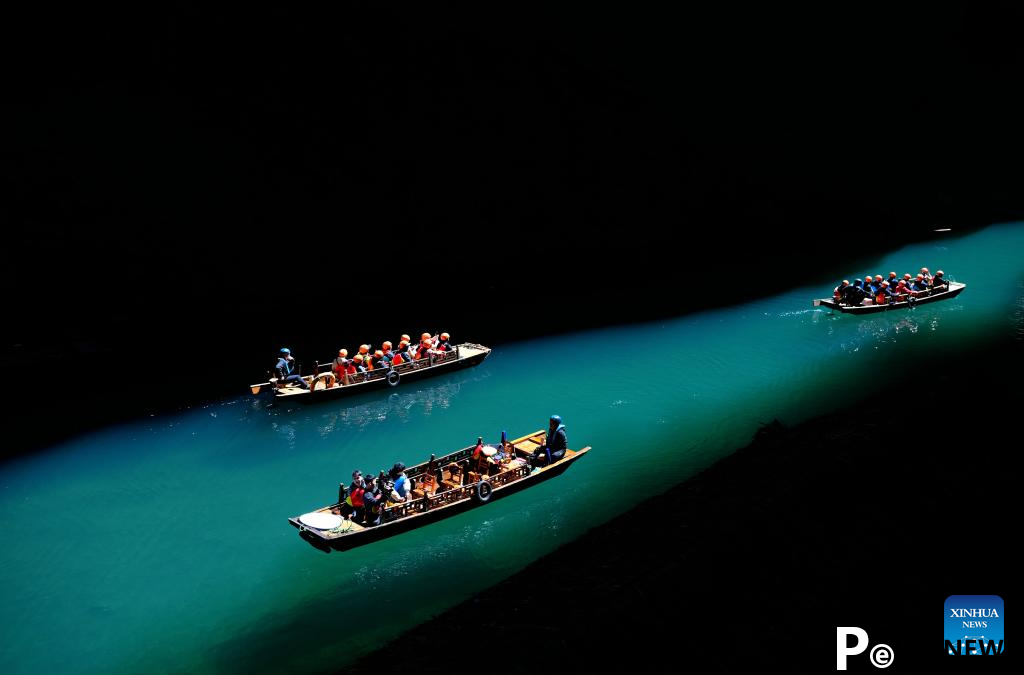 Scenery of Pingshan canyon in Hefeng County, C China