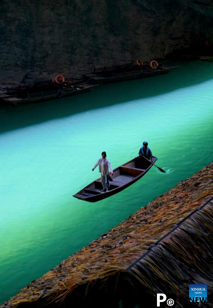 Scenery of Pingshan canyon in Hefeng County, C China