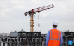 Athletes' village of Paris 2024 Olympic and Paralympic Games under construction