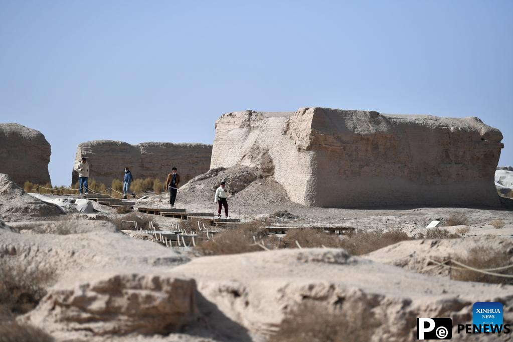 In pics: ruins of Suoyang City in NW China