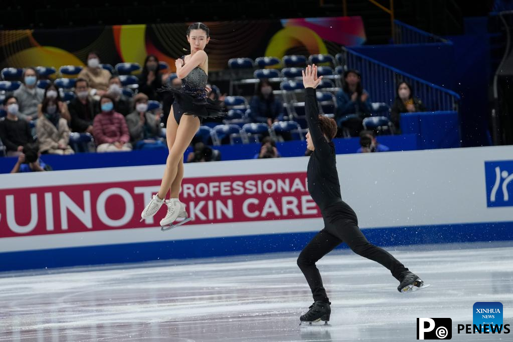 In pics: pairs short program at ISU World Figure Skating Championships