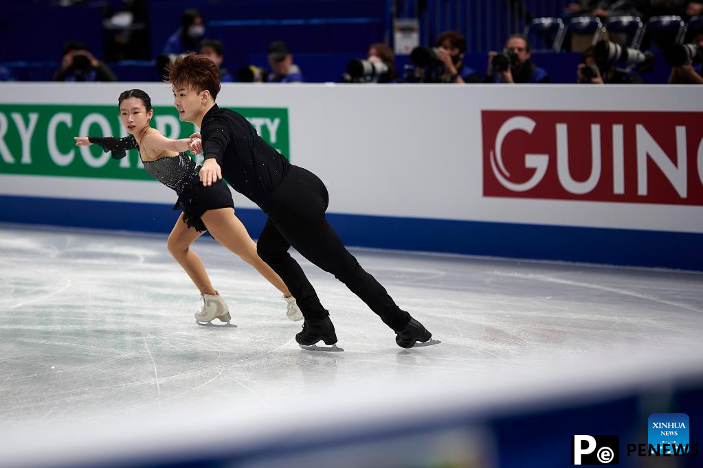 In pics: pairs short program at ISU World Figure Skating Championships