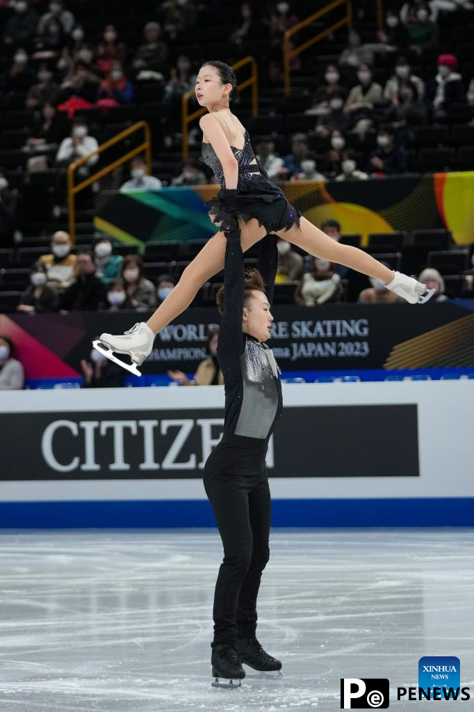 In pics: pairs short program at ISU World Figure Skating Championships