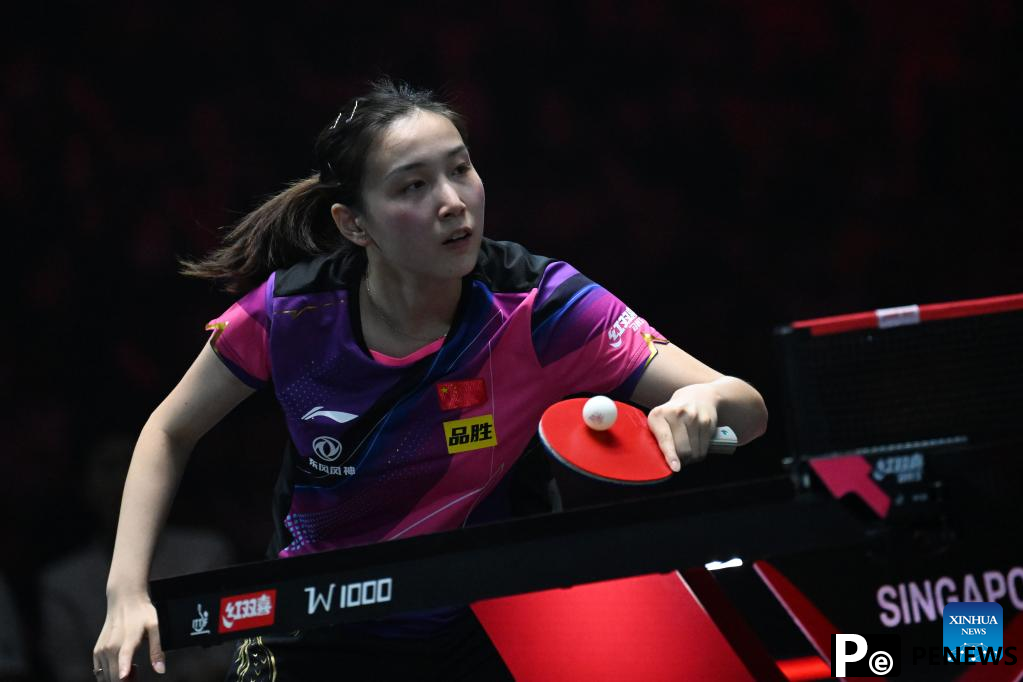 Sun Yingsha wins women