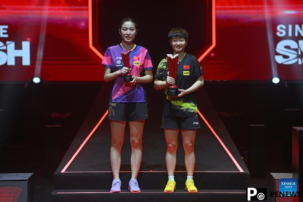 Sun Yingsha wins women