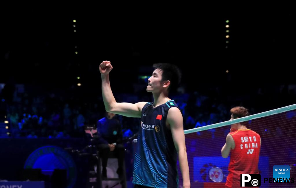 Debutant Li Shifeng crowned at All England Badminton Open