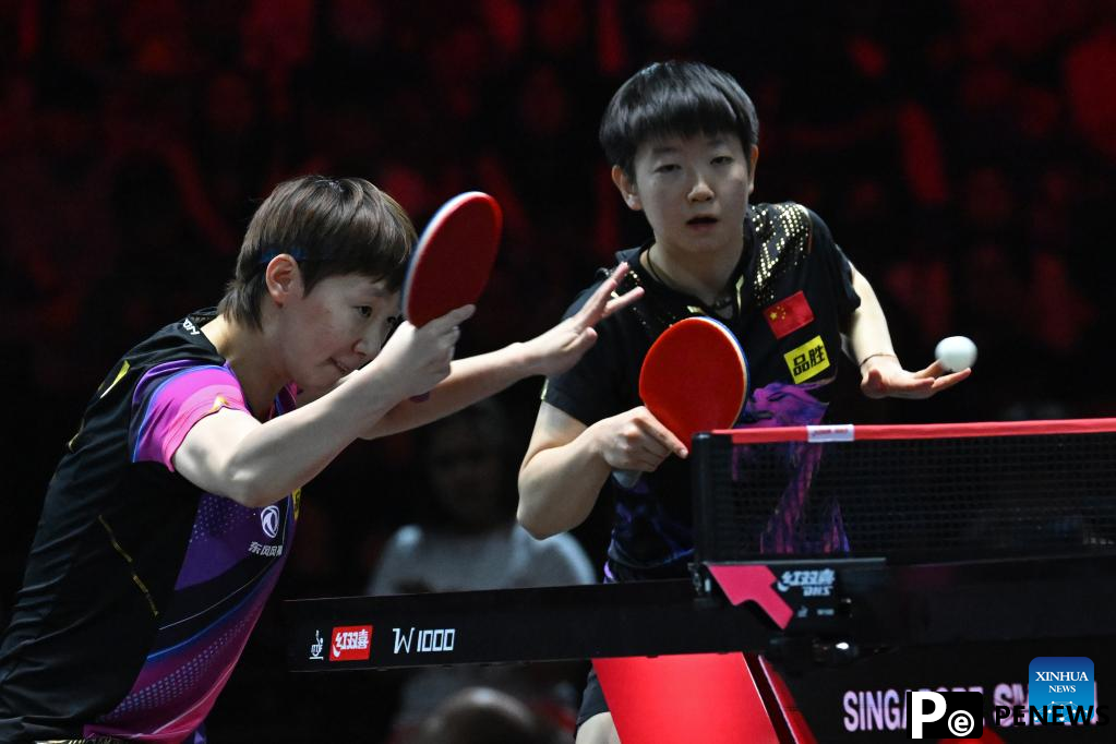 All-Chinese finals set in singles at WTT Singapore Smash