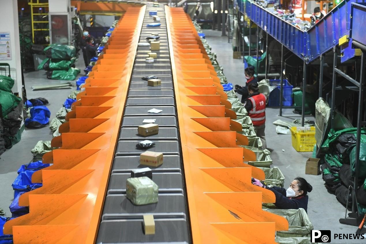 Thriving courier business mirrors China