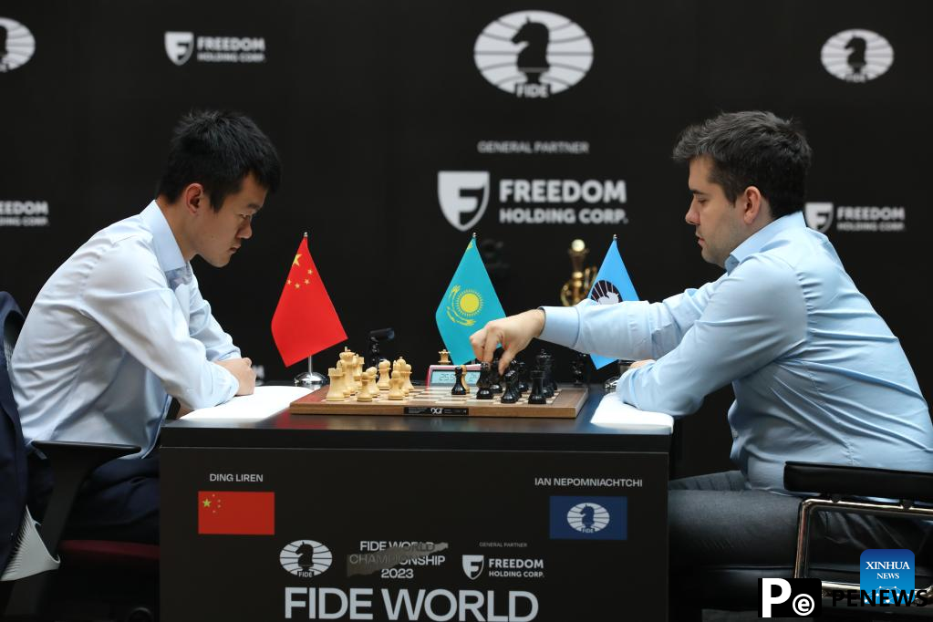 Ding Liren beats Nepomniachtchi to become China