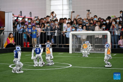Robot competition held during 7th WIC in N China's Tianjin