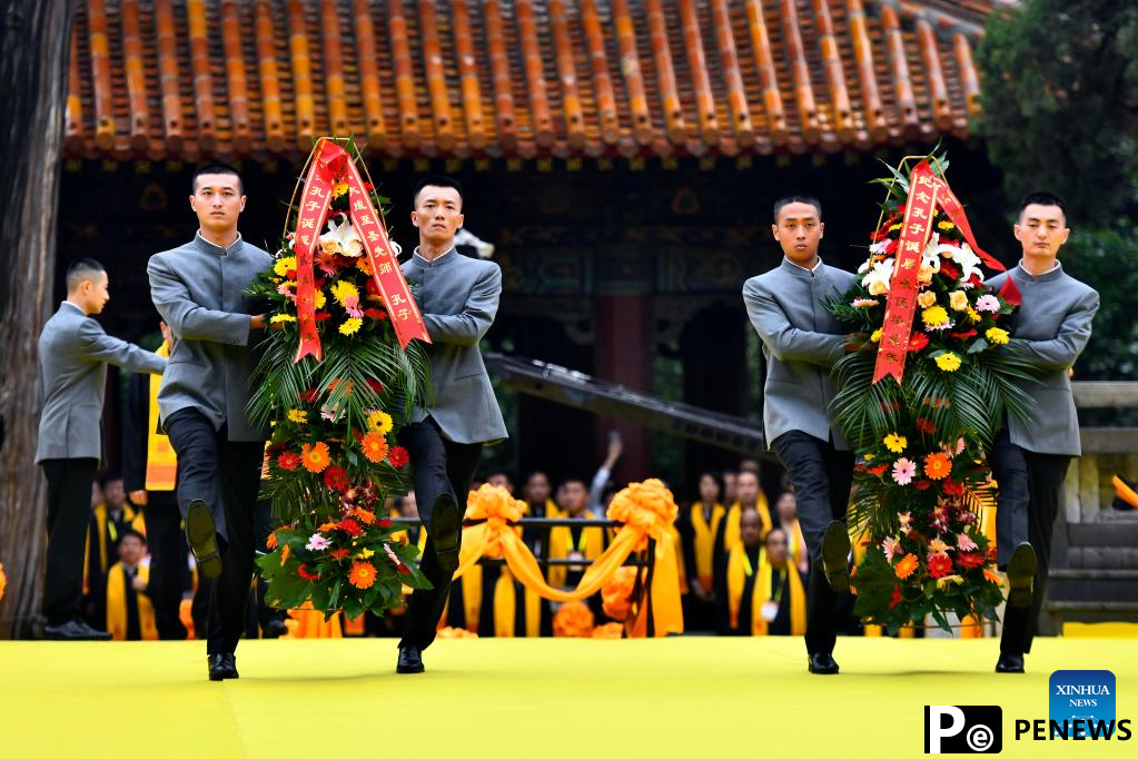 Qufu City, birthplace of ancient Chinese sage Confucius