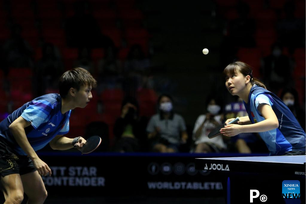 Chinese pair wins mixed doubles at WTT Star Contender Bangkok