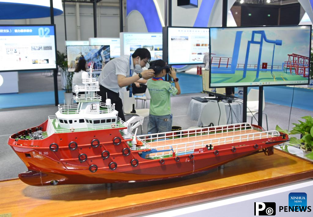 2023 East Asia Marine Expo opens in Qingdao, E China