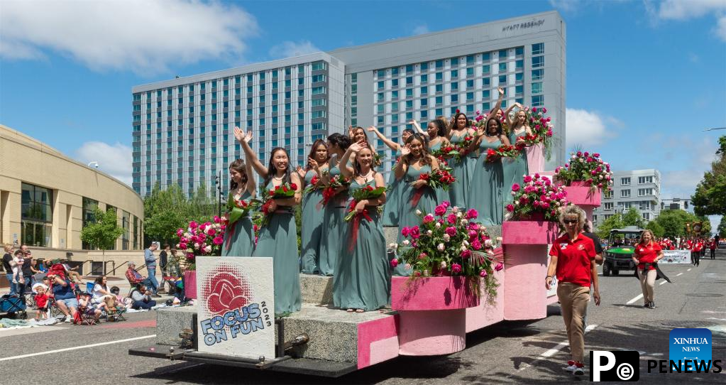 Grand Floral Parade held during Portland Rose Festival