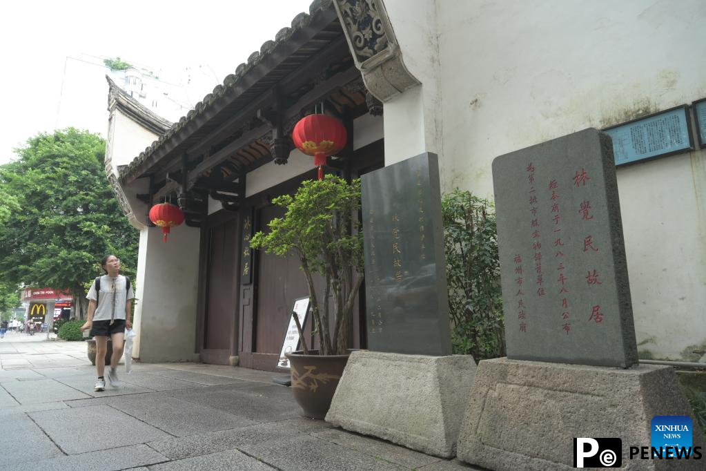 A glimpse of ancient buildings in Fuzhou, SE China