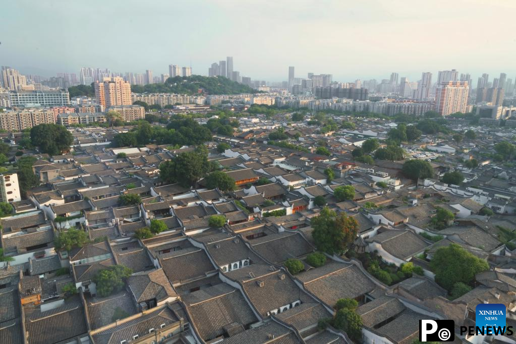 A glimpse of ancient buildings in Fuzhou, SE China