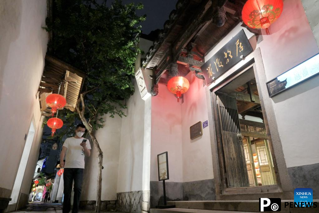 A glimpse of ancient buildings in Fuzhou, SE China