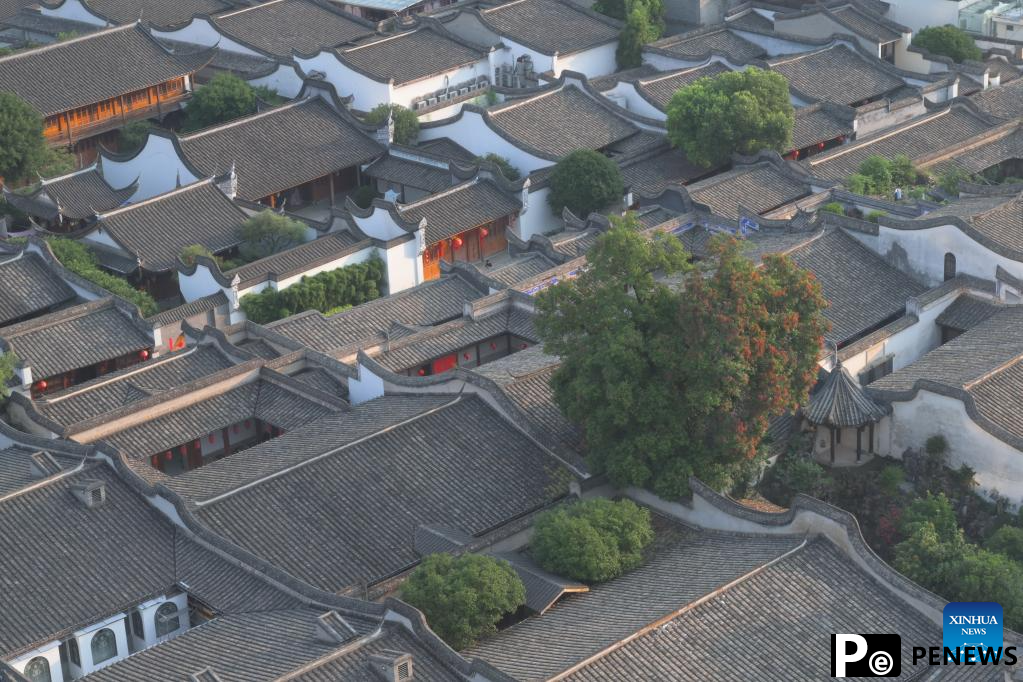 A glimpse of ancient buildings in Fuzhou, SE China