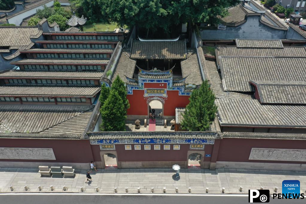 A glimpse of ancient buildings in Fuzhou, SE China