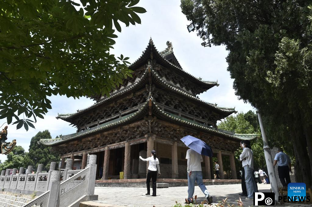 Scenery of Wangwu Mountain scenic spot in Jiyuan, C China