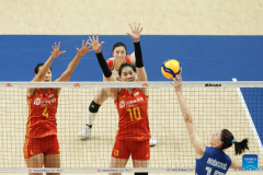China brave in 3rd defeat at Women's Volleyball Nations League