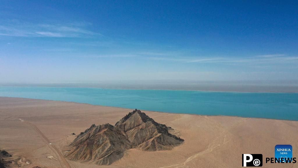 Scenery of Ayakum Lake in NW China