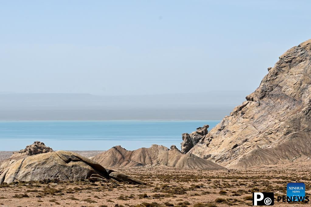 Scenery of Ayakum Lake in NW China